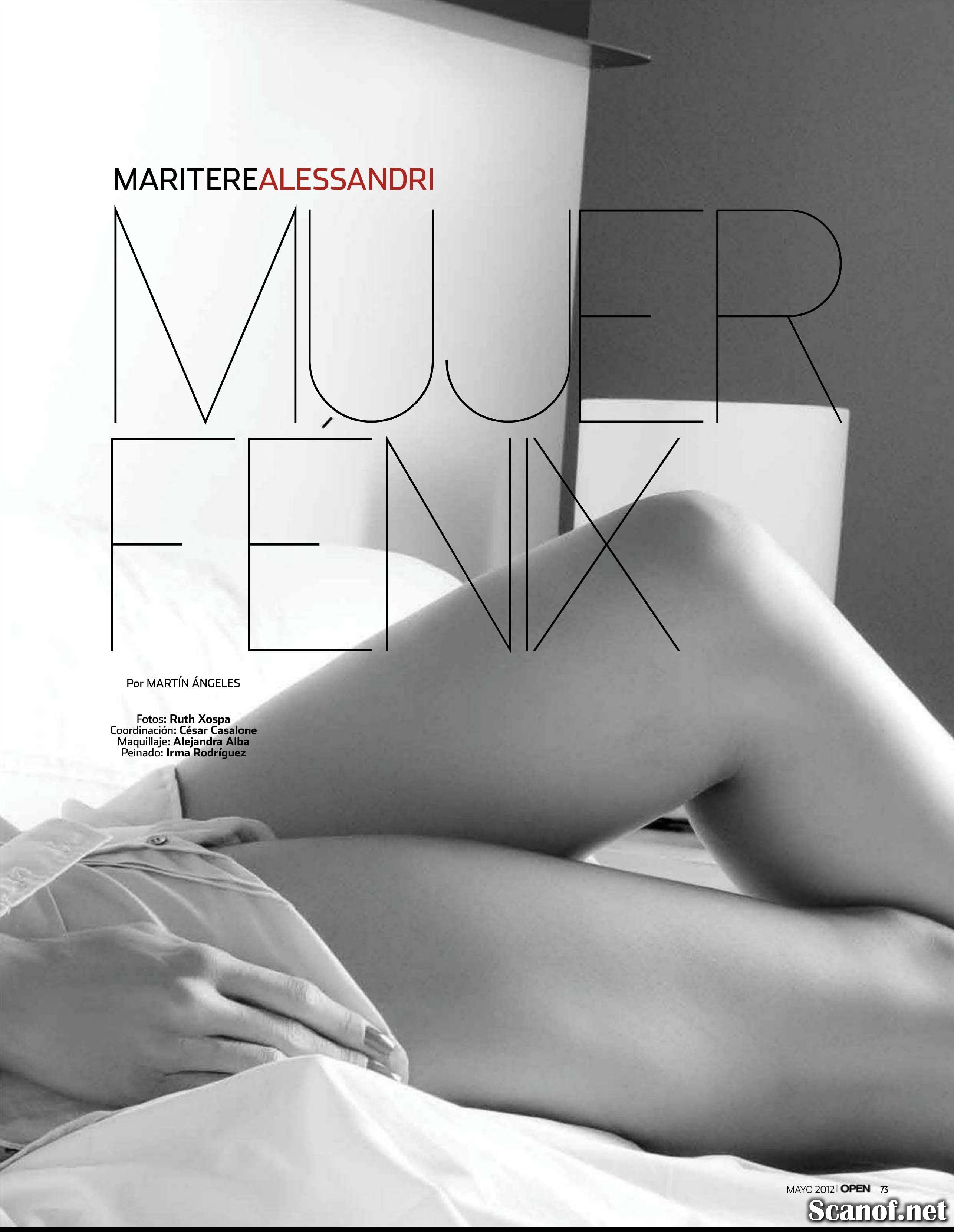 Maritere Alessandri In Open Magazine Mexico Your Daily Girl