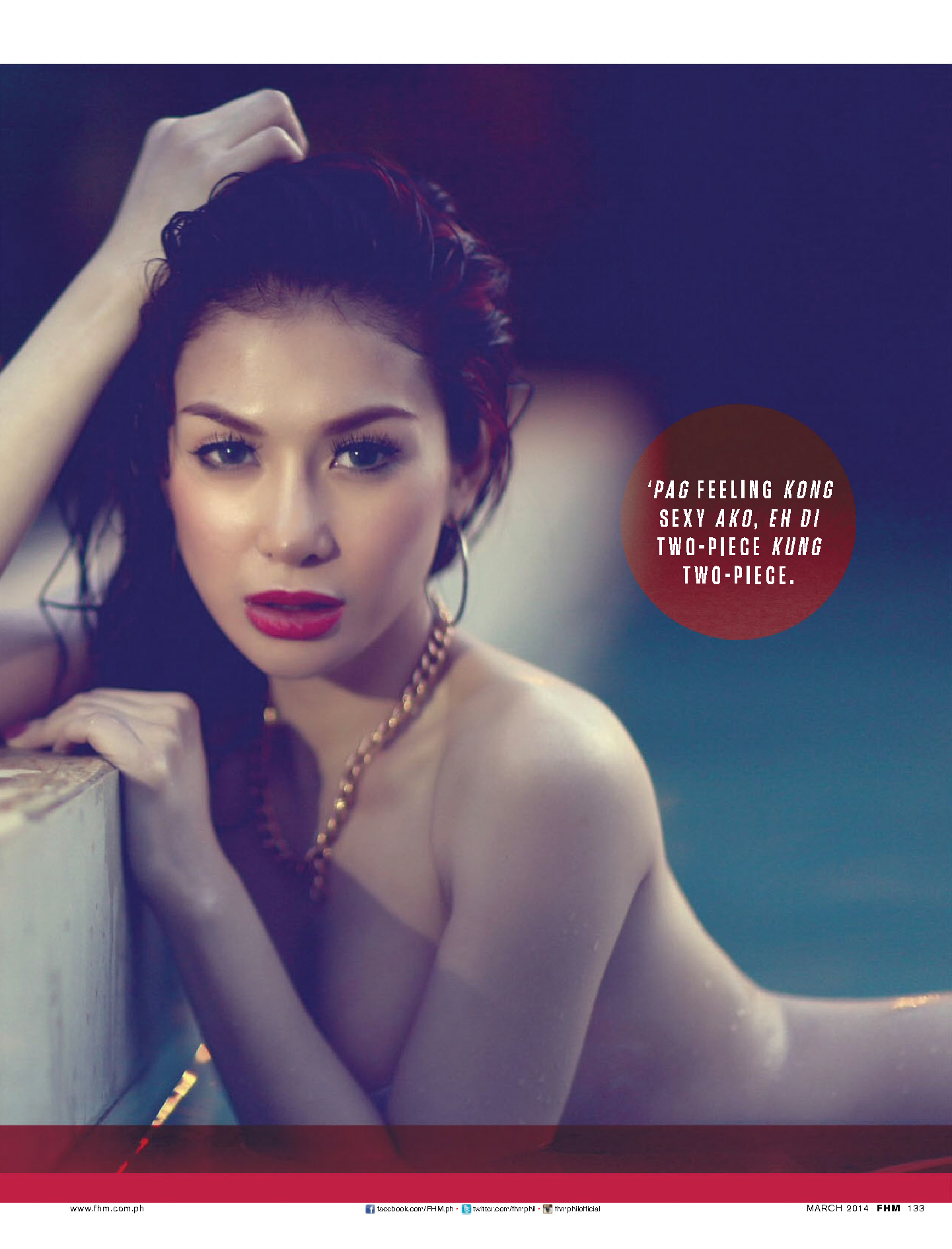 Bianca Peralta For Fhm Magazine Philippines Your Daily Girl