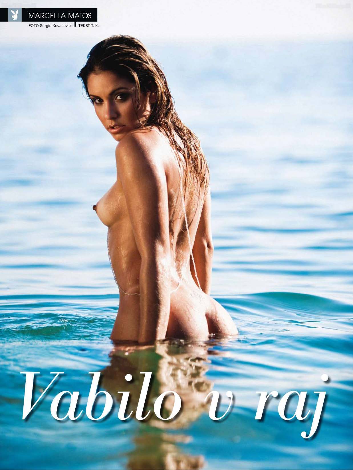 Marcella Matos naked in Playboy Slovenia October 2010