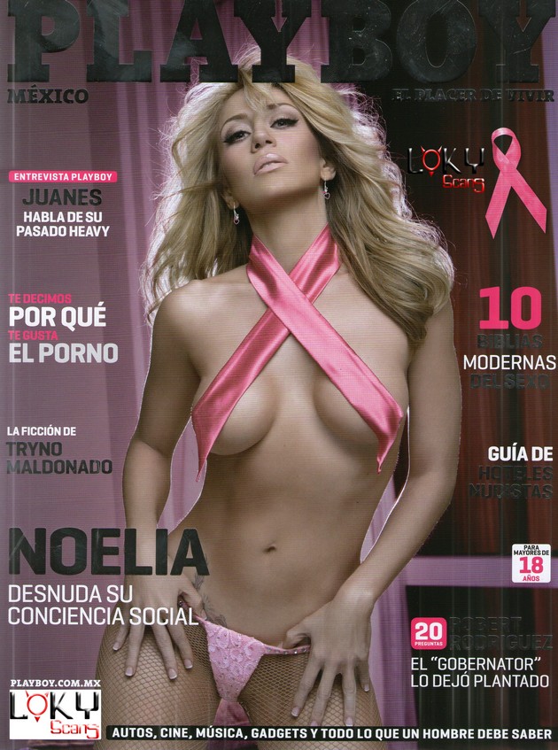 Noelia naked in Playboy Mexico