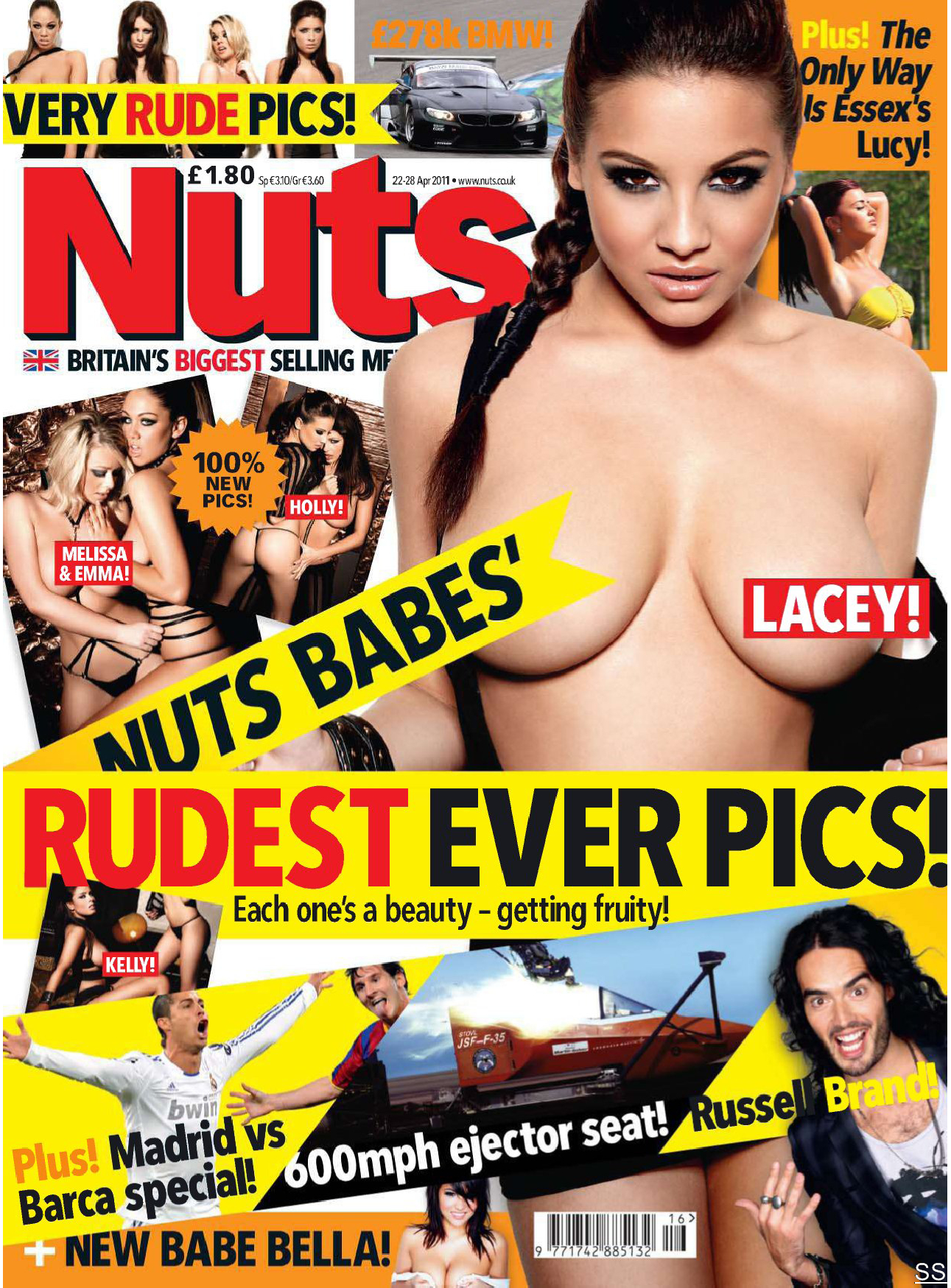 Lacey Banghard and friends in Nuts Magazine “Rudest Pics Ever”