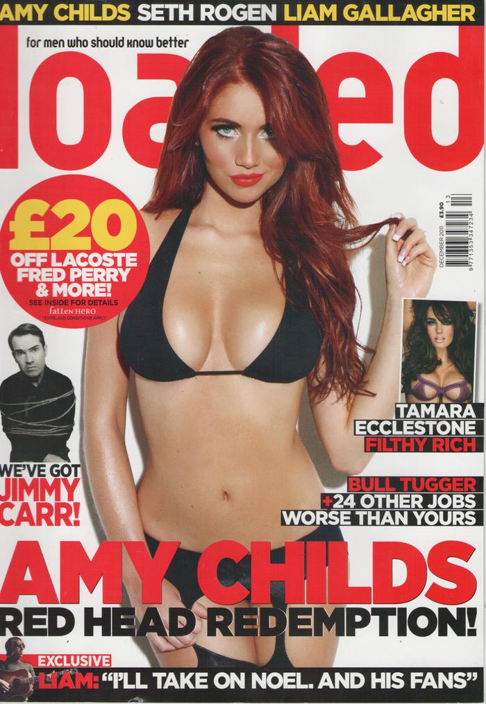 Amy Childs in Loaded Magazine
