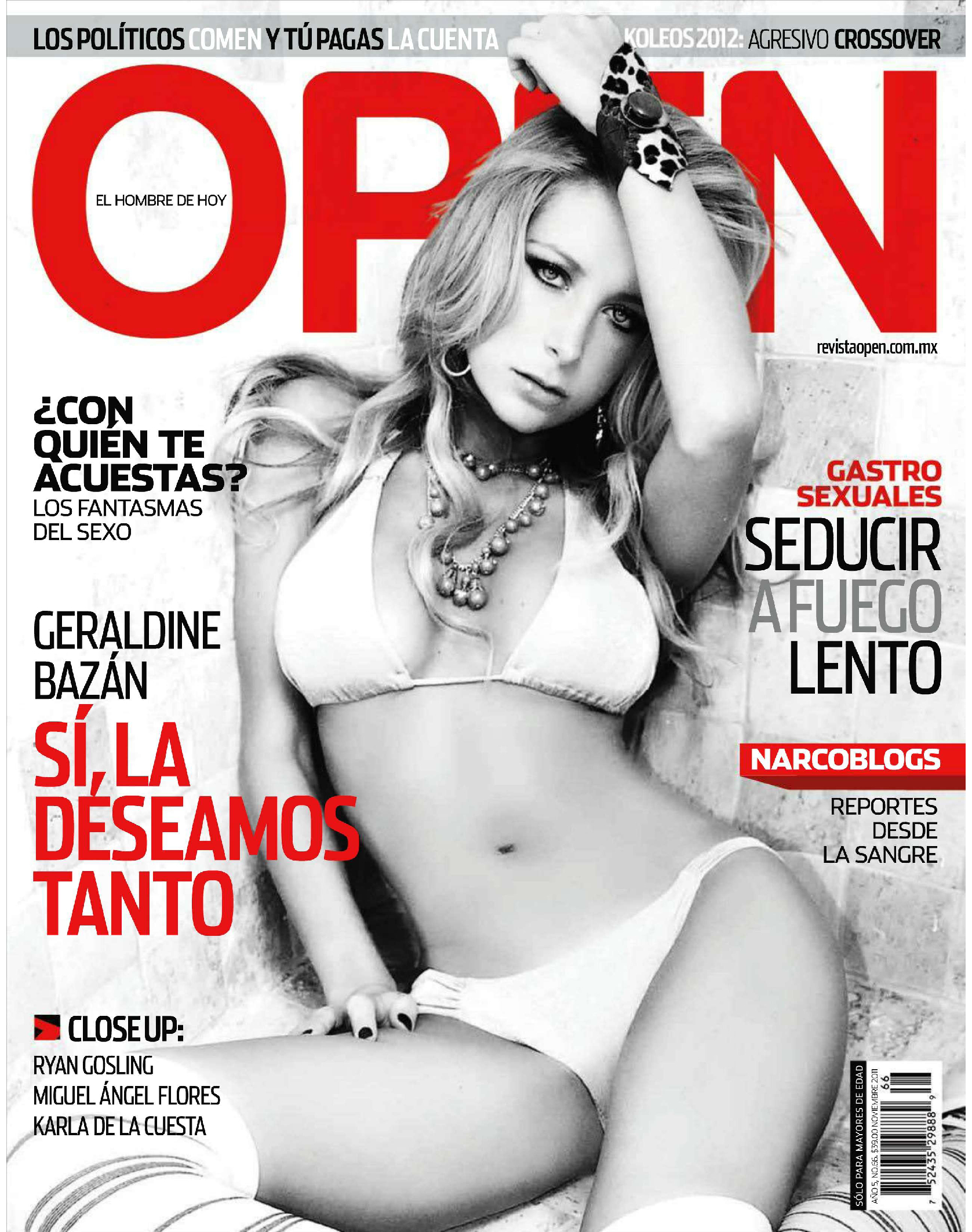 Geraldine Bazan in Open Magazine Mexico