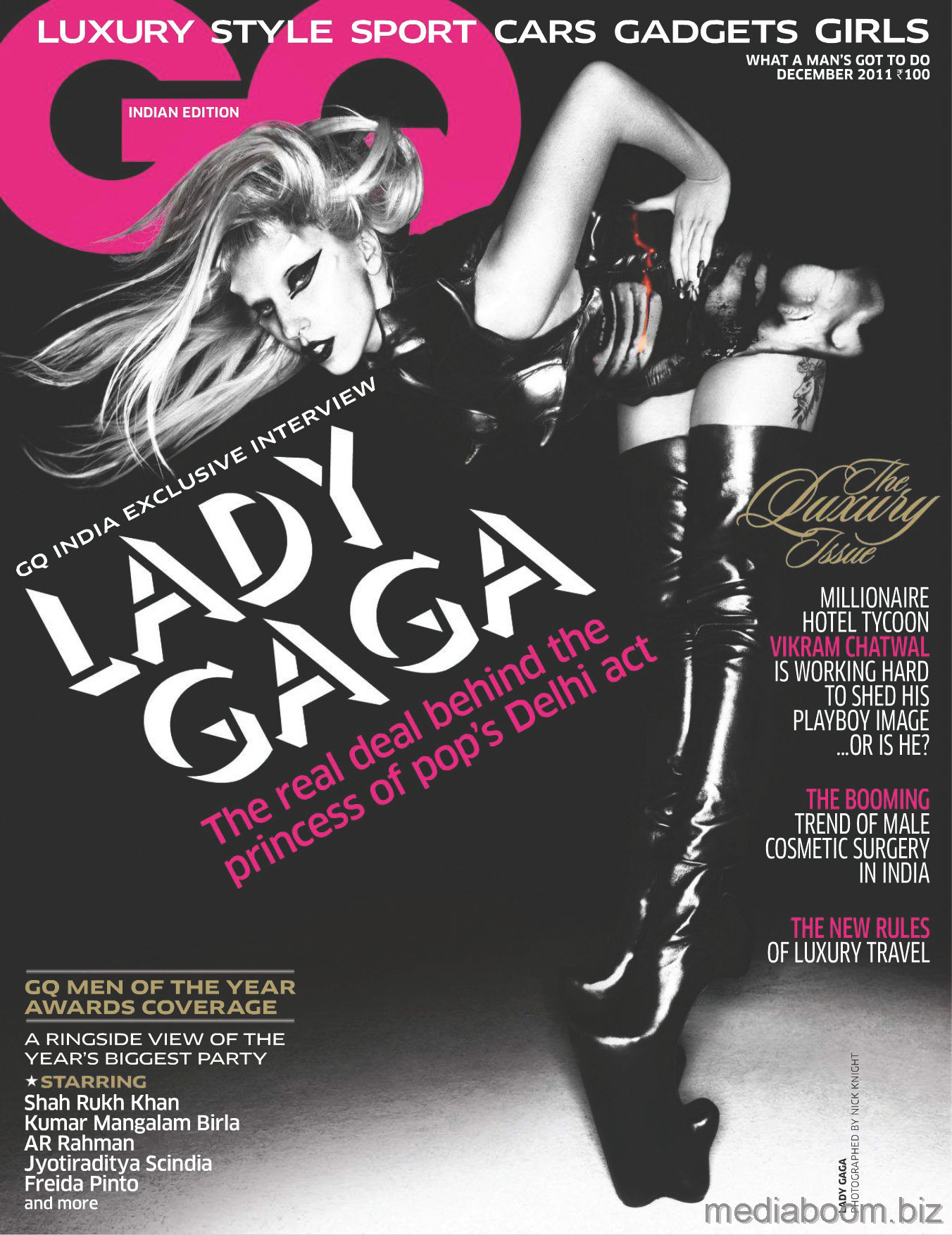 Lady GaGa in GQ Magazine India
