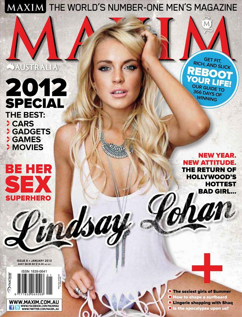 Lindsay Lohan in Maxim Magazine Australia