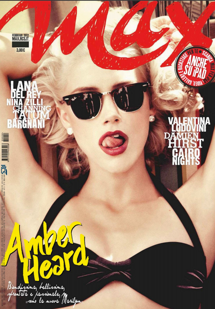 Amber Heard for Max Magazine Italy