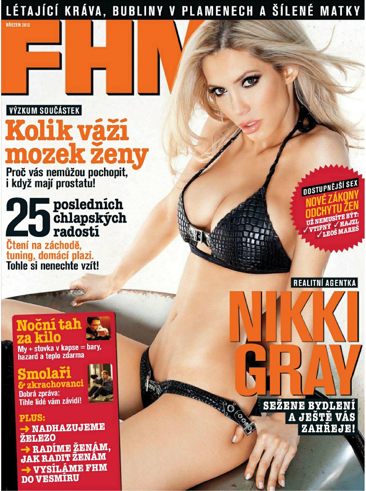 Nikki Gray in FHM Magazine Czech Republic