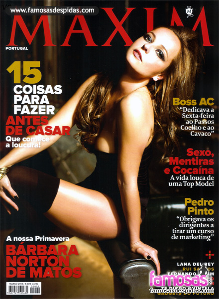 Barbara Norton in Maxim Magazine Portugal