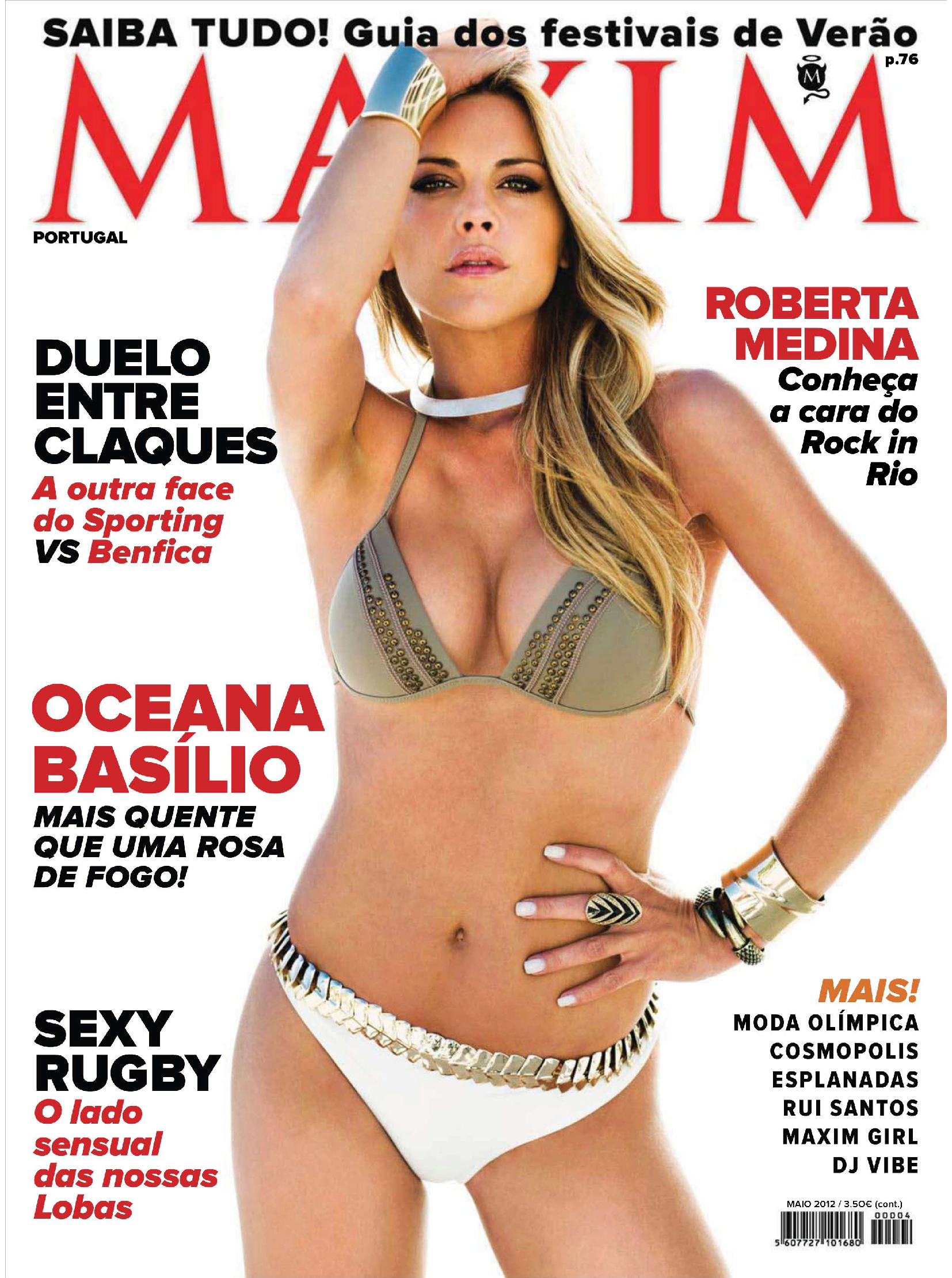 Oceana Basilio for Maxim Magazine Portugal
