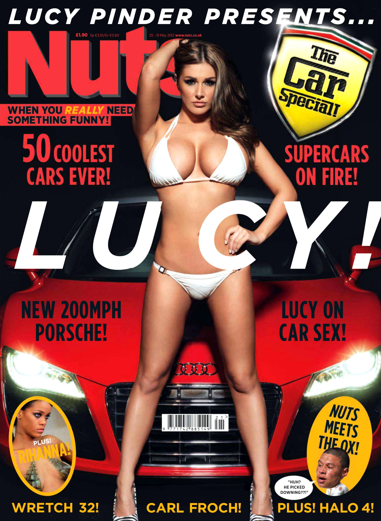 Lucy Pinder for Nuts Magazine “The Car Special” Your Daily Girl pic image