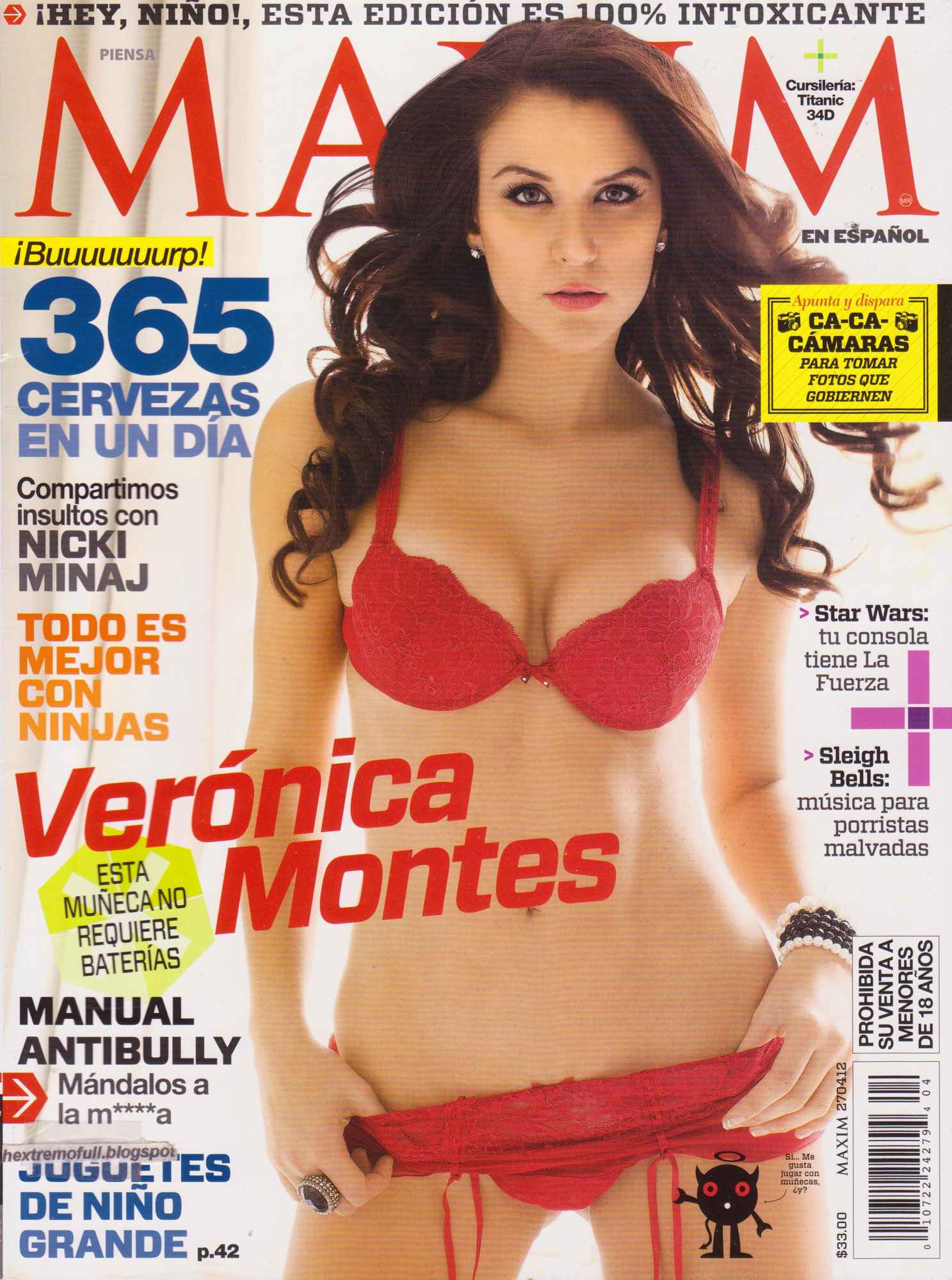 Veronica Montes in Maxim Magazine Mexico
