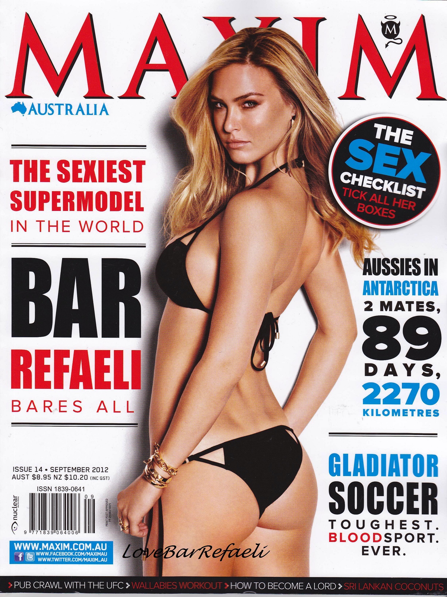 Bar Refaeli for Maxim Magazine Australia