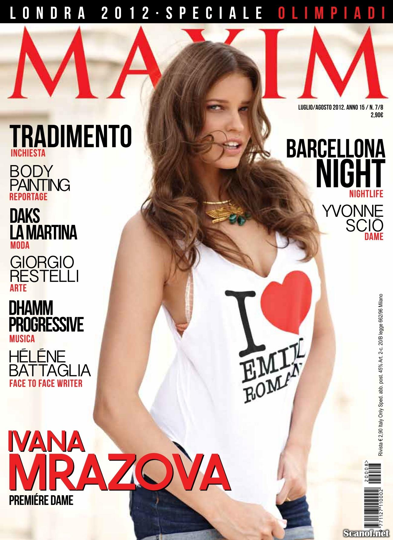 Ivana Mrazova for Maxim Magazine Italy