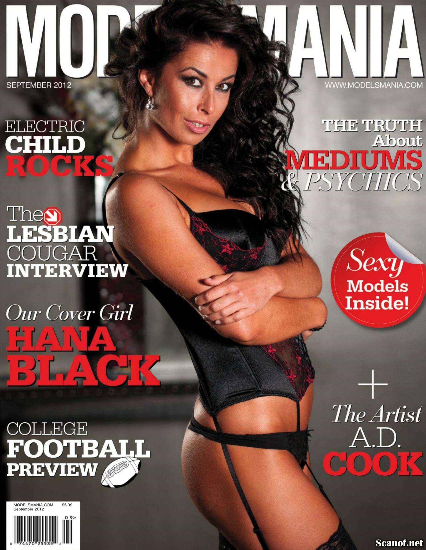 Hana Black nude for Modelsmania Magazine