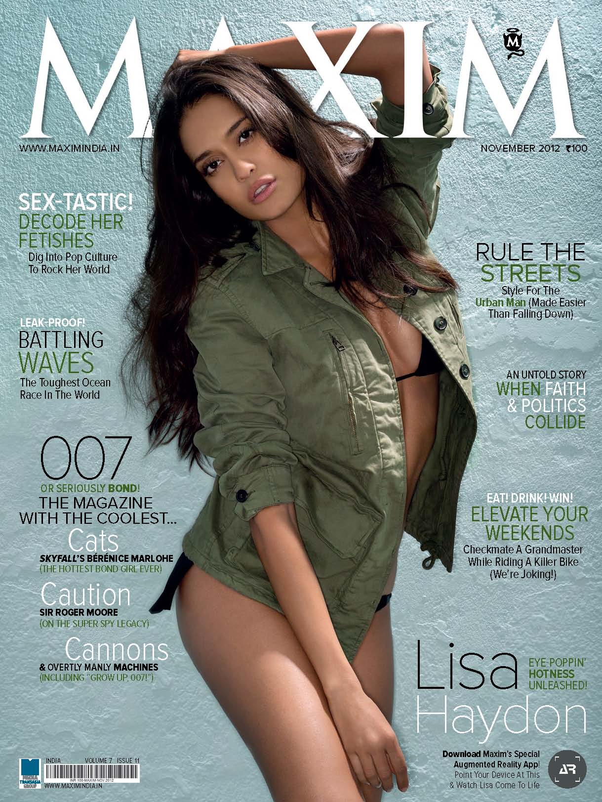 Lisa Haydon for Maxim Magazine India