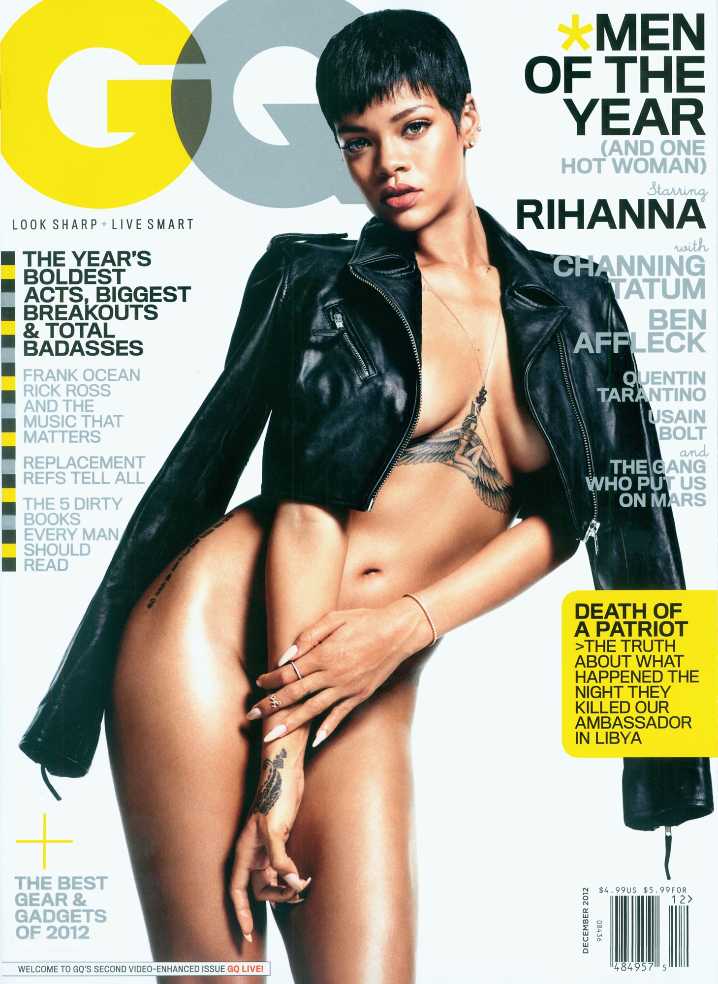 Rihanna topless for GQ Magazine