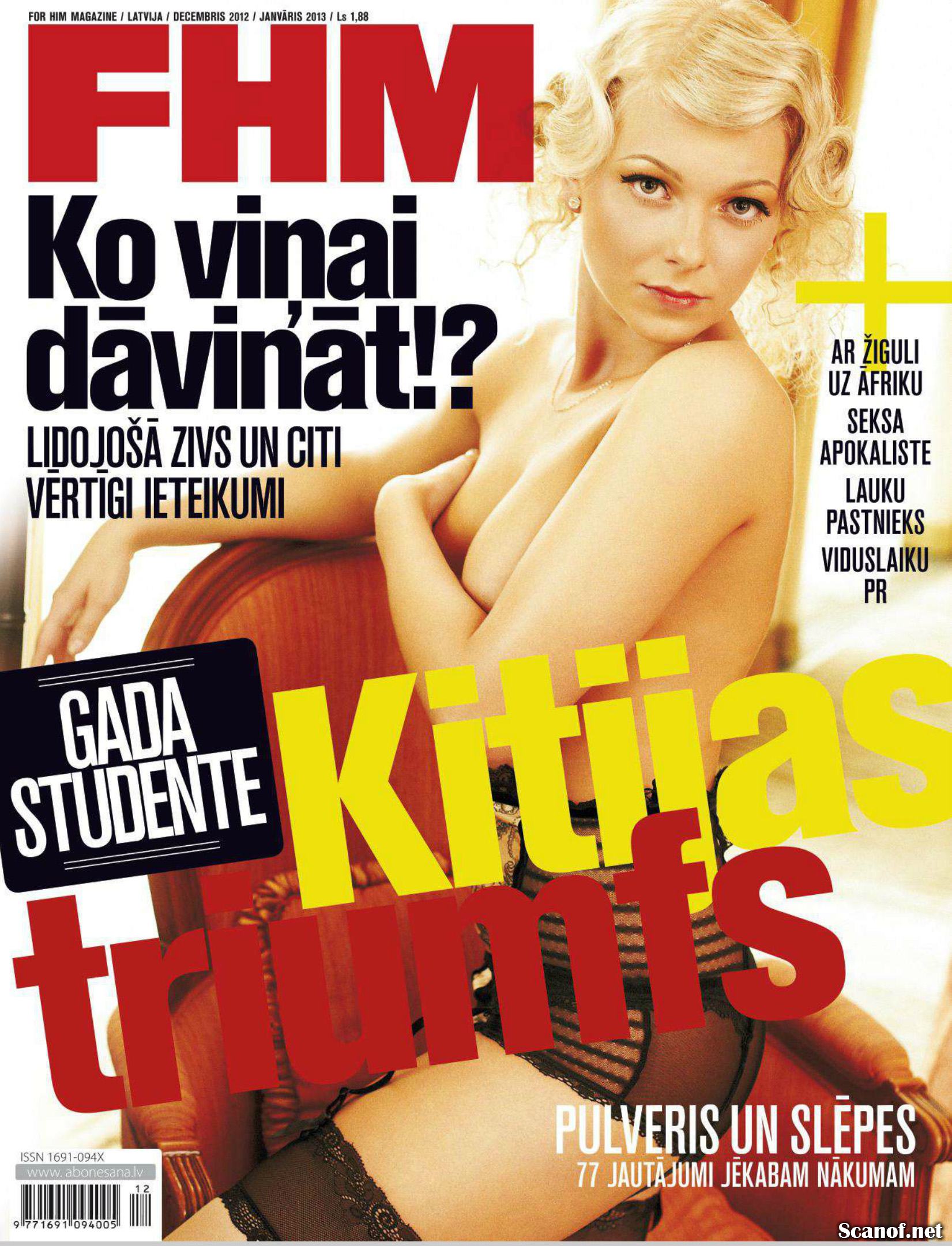 Kiija Jurova for FHM Magazine Latvia