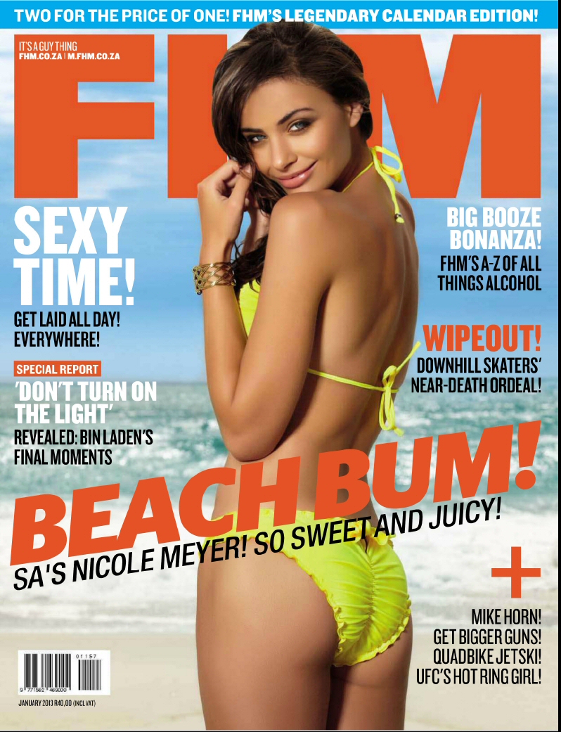 Nicole Meyer for FHM Magazine South Africa