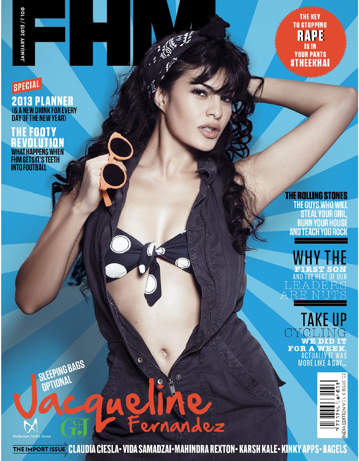 Jacqueline Fernandez for FHM Magazine India