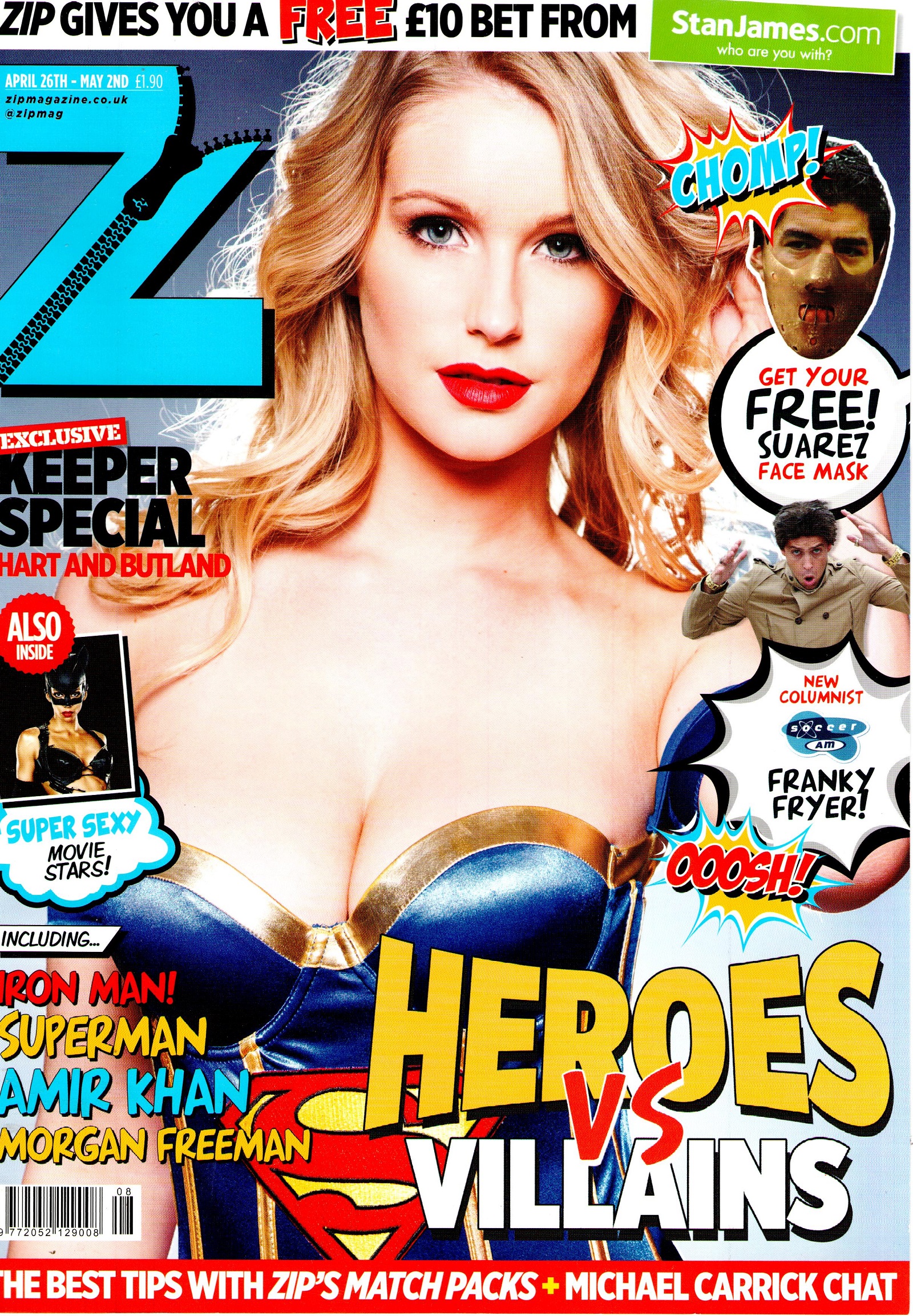 Jess Davies is Super Girl for ZIP Magazine