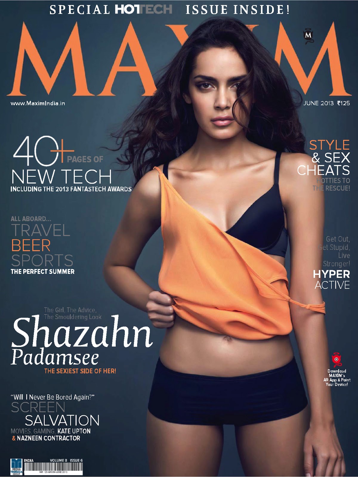 Shazahn Padamsee for Maxim Magazine India