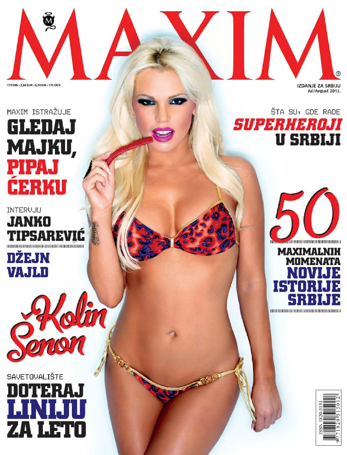 Kolin Senon for Maxim Magazine Serbia