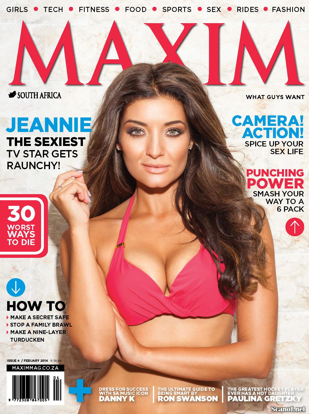 Jeannie D for Maxim Magazine South Africa
