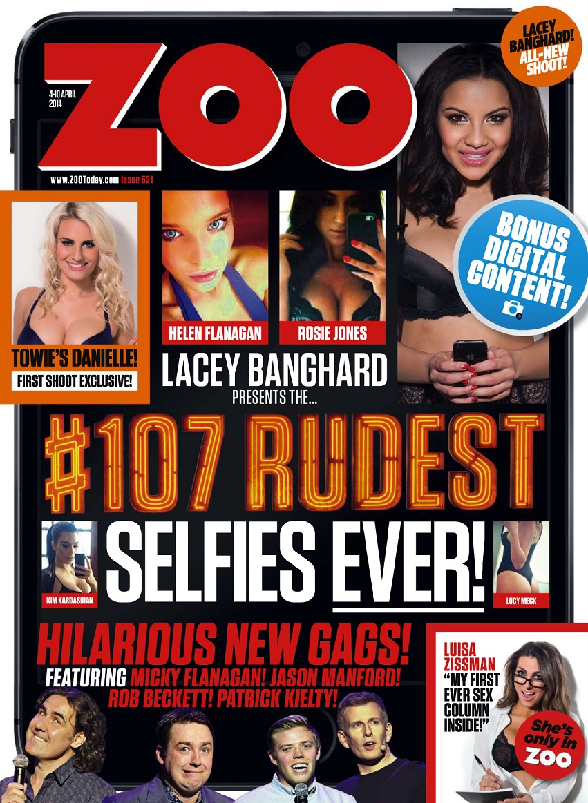 Lacey Banghard presents 107 Rudest Selfies Ever for Zoo Magazine