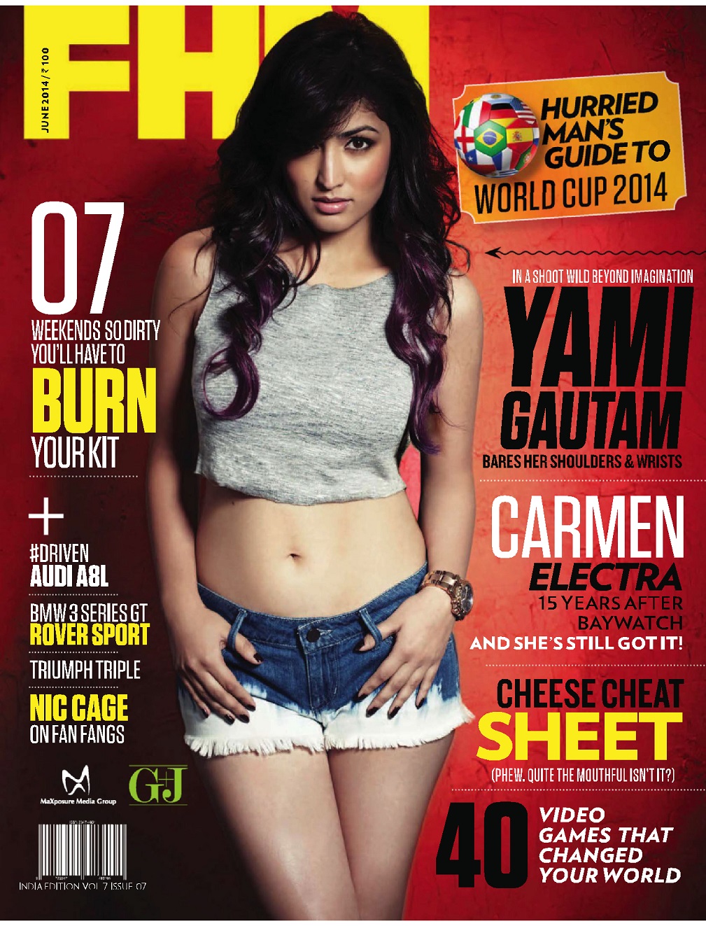 Yami Gautam for FHM Magazine India