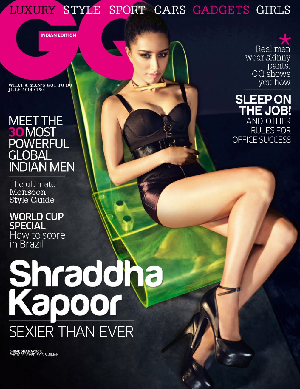 Sharaddha Kapoor for GQ Magazine India