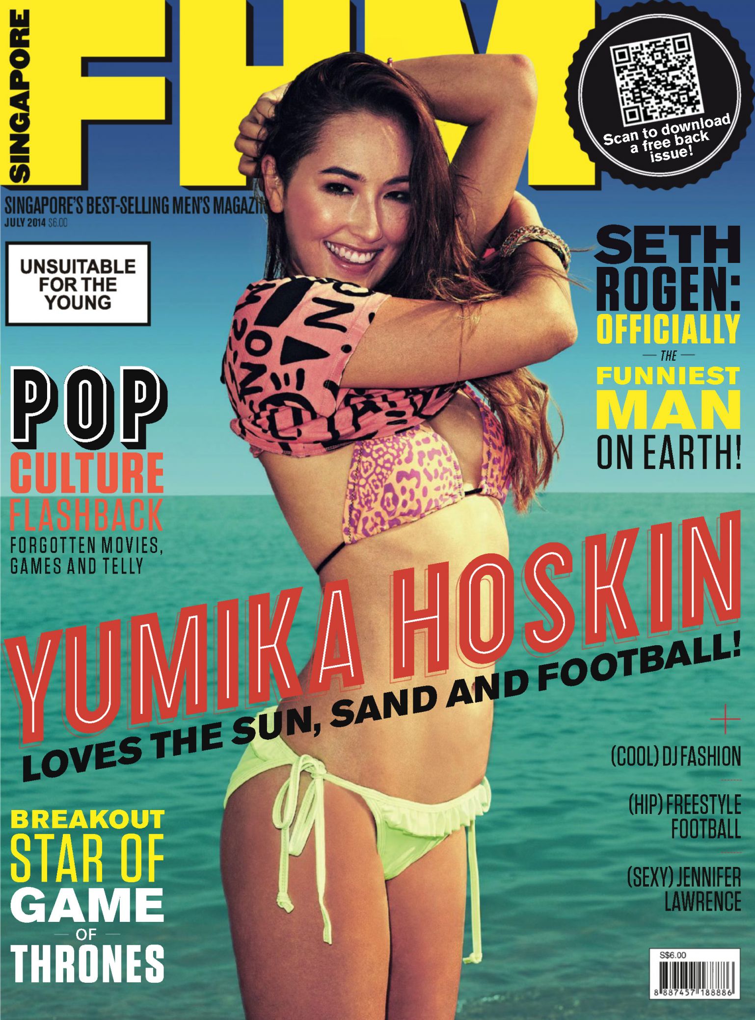 Yumika Hoskin for FHM Magazine Singapore