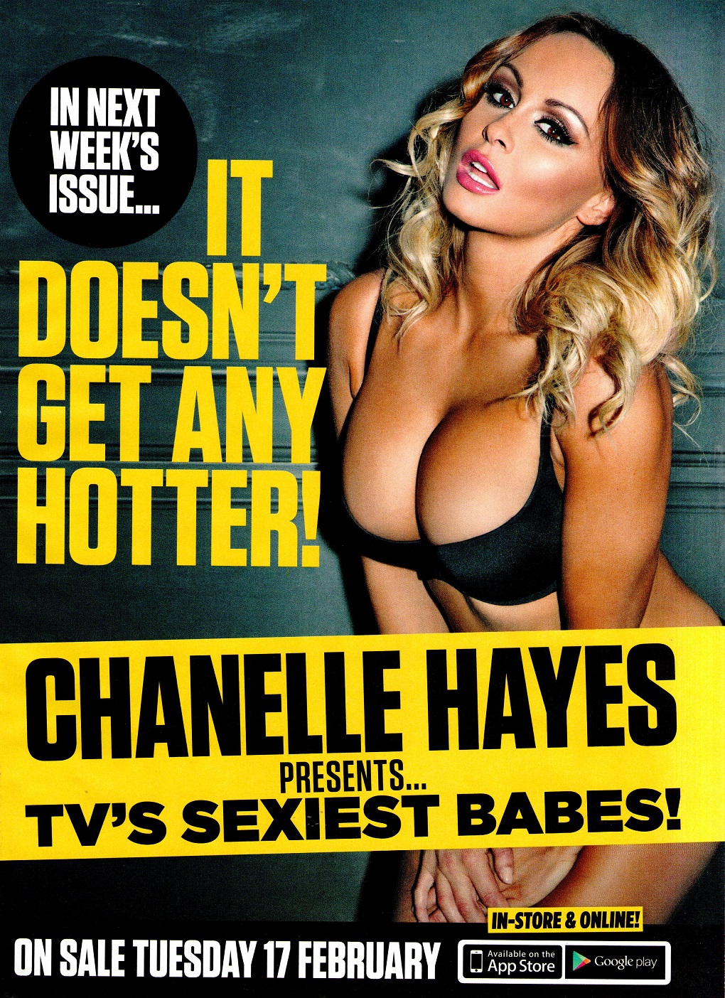 Chanelle Hayes presents “TV’s Bustiest Babes” for Zoo Magazine