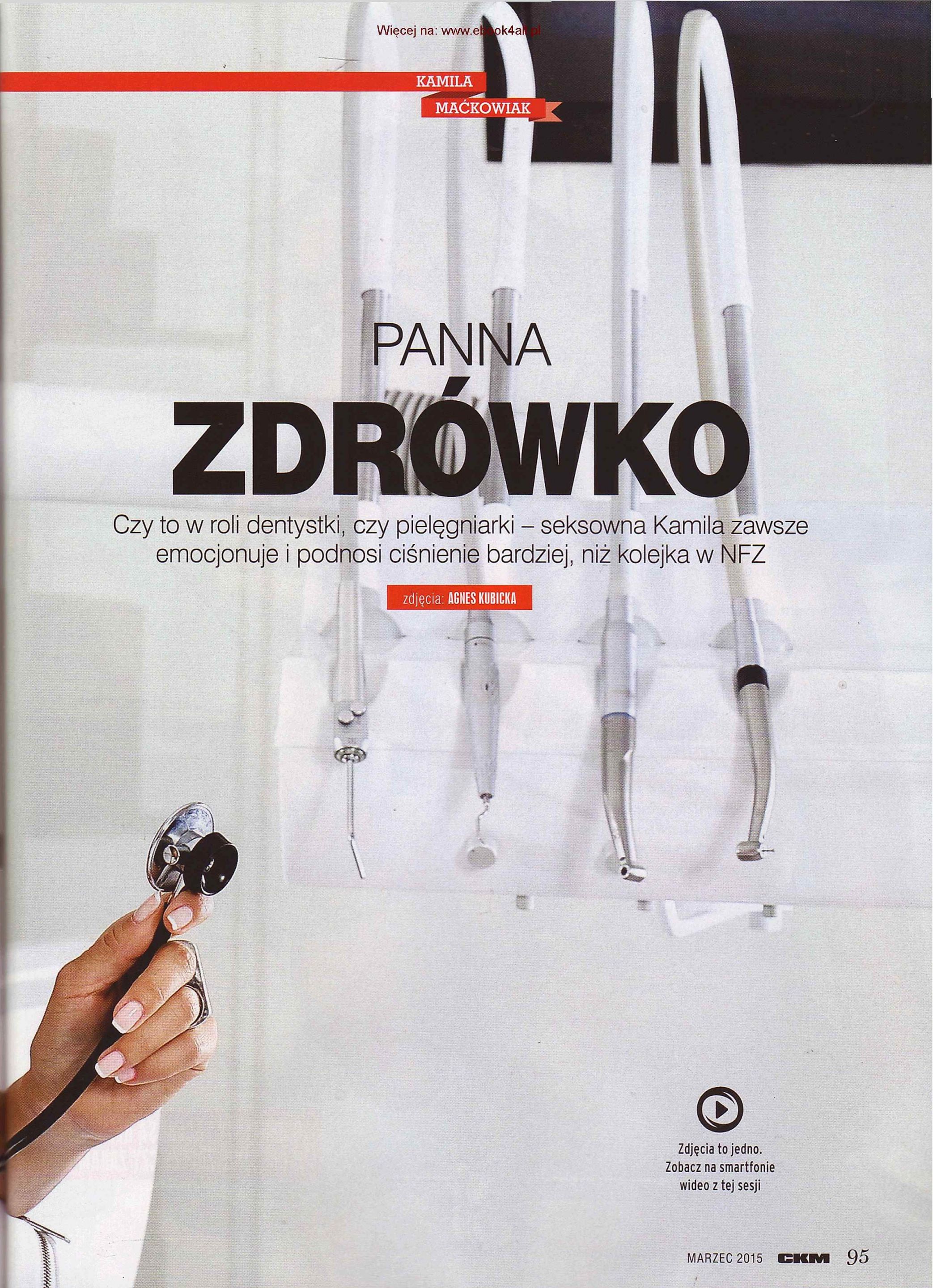 Kamila Mackowiak for CKM Magazine Poland