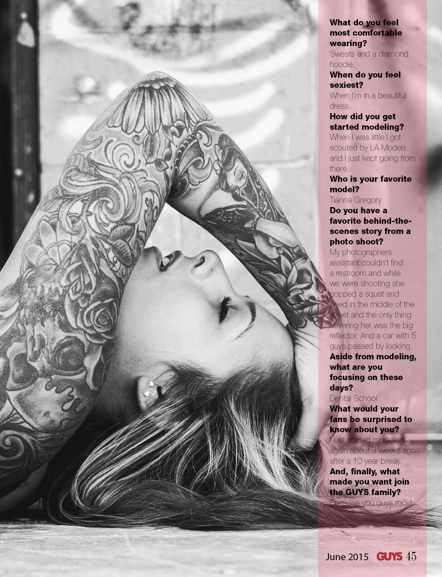 Taylor Stewart sexy body for Guys Magazine