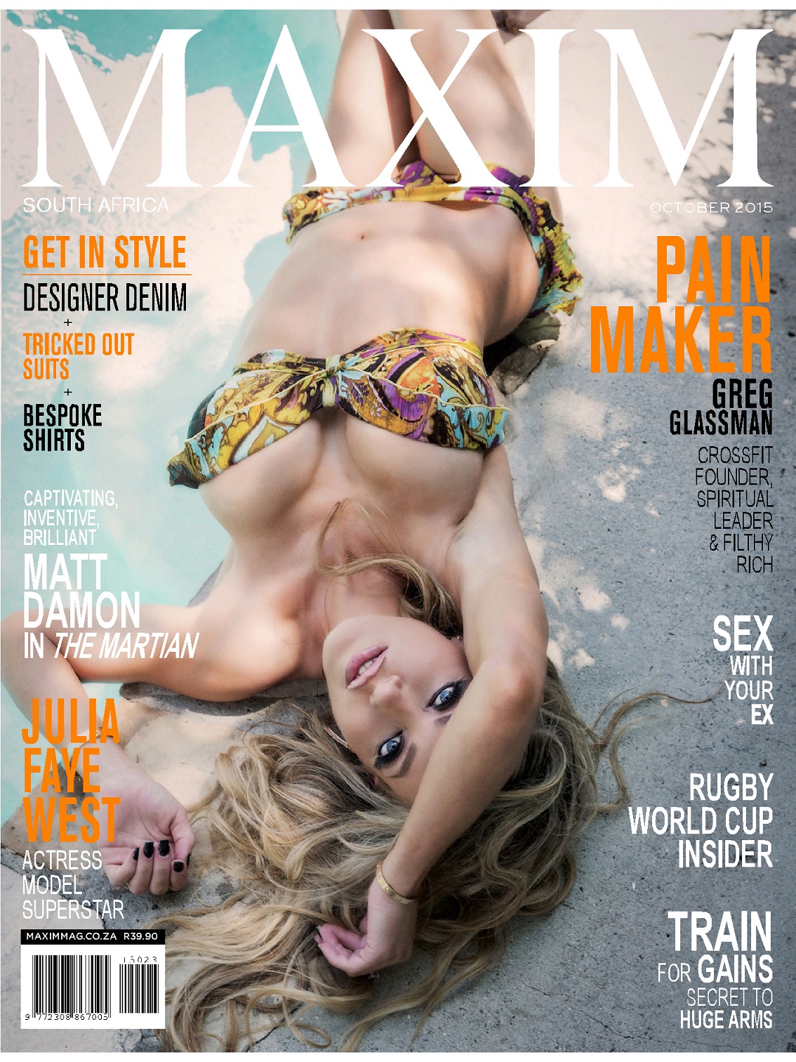 Julia Faye West for Maxim Magazine South Africa