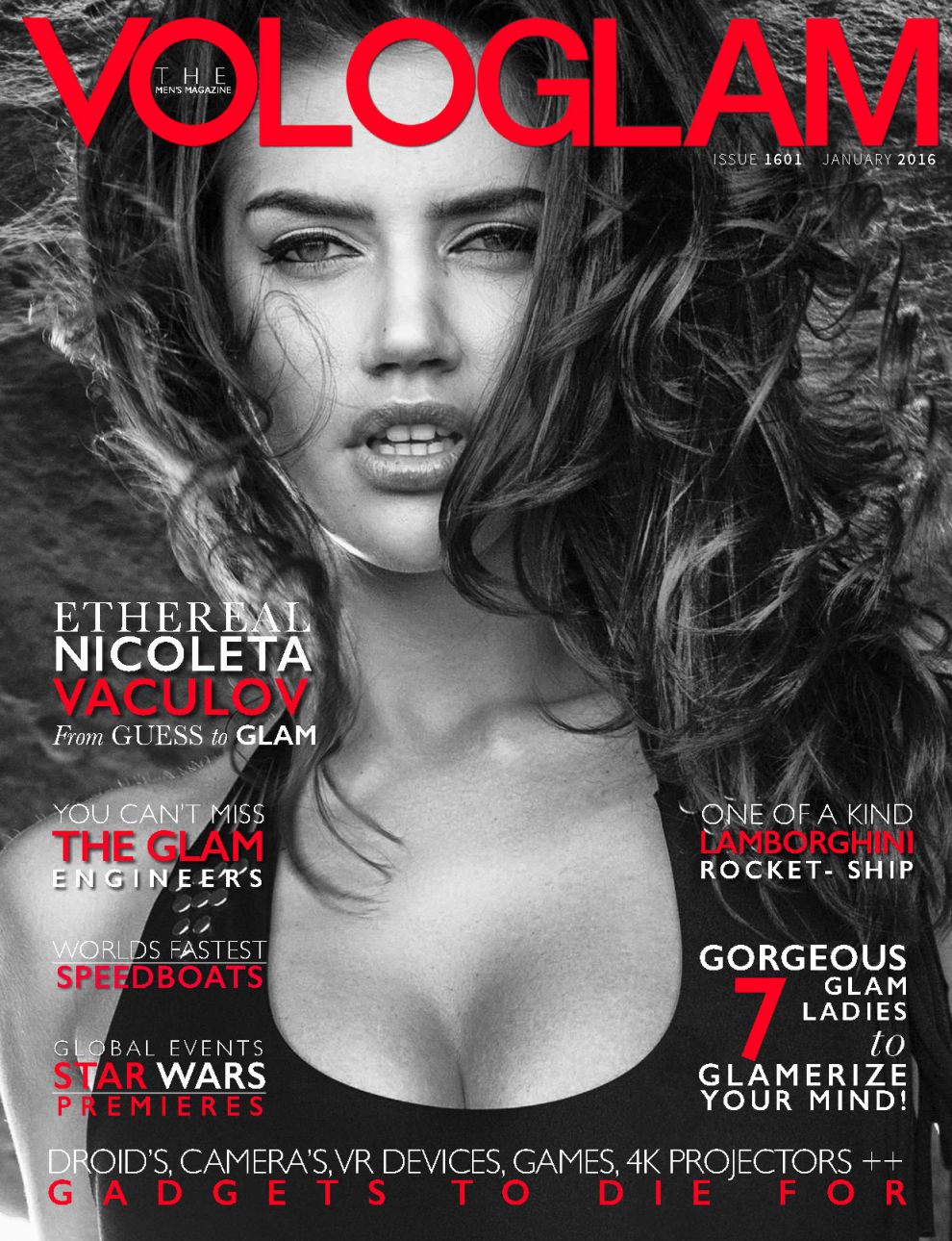 Nicoleta Vaculov looking sexy for Vologlam Magazine
