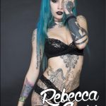Rebecca Crow blue haired for Elite Magazine 11
