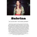 Sabrina nude for Lui Magazine France 6