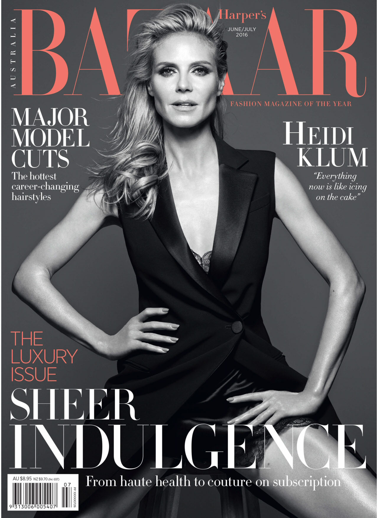Heidi Klum for Harper’s Bazaar Magazine