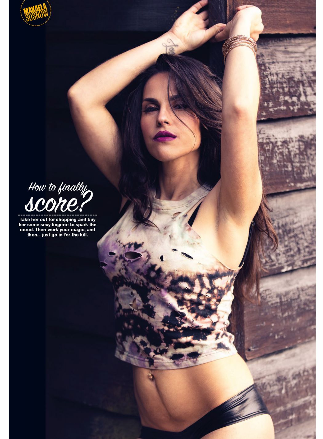 Makaela Susnow for FHM Magazine India
