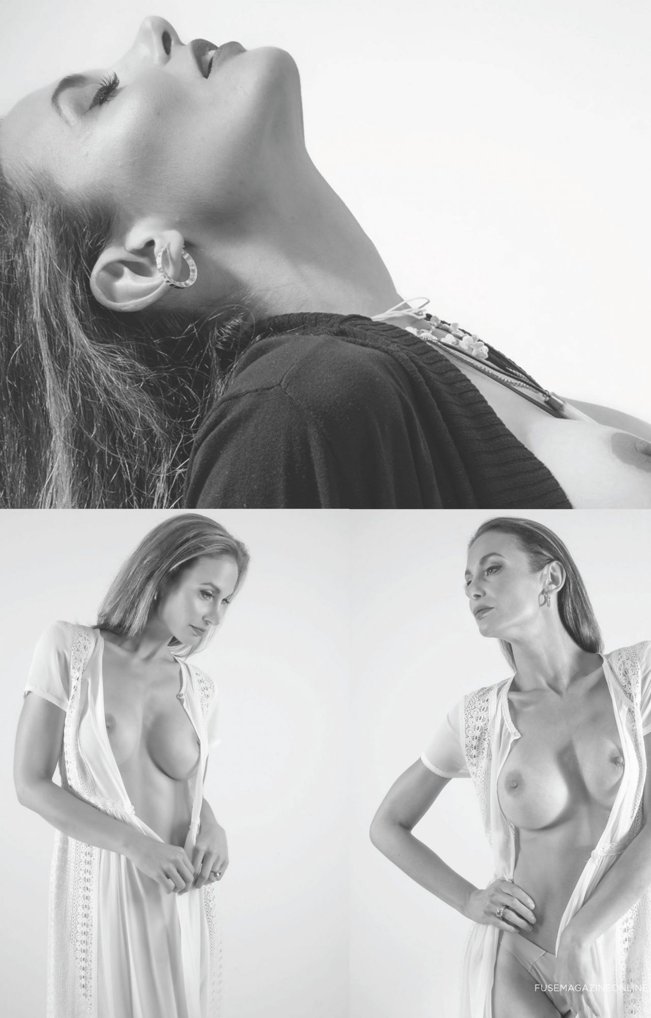 Adria Cicillini topless for Fuse Magazine