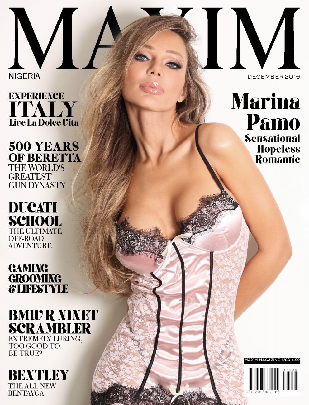Marina Pamo sexy in black for Maxim Magazine Nigeria