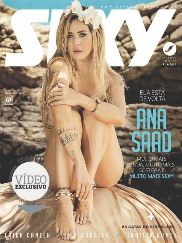 Ana Saad nude for SEXY Magazine Brazil
