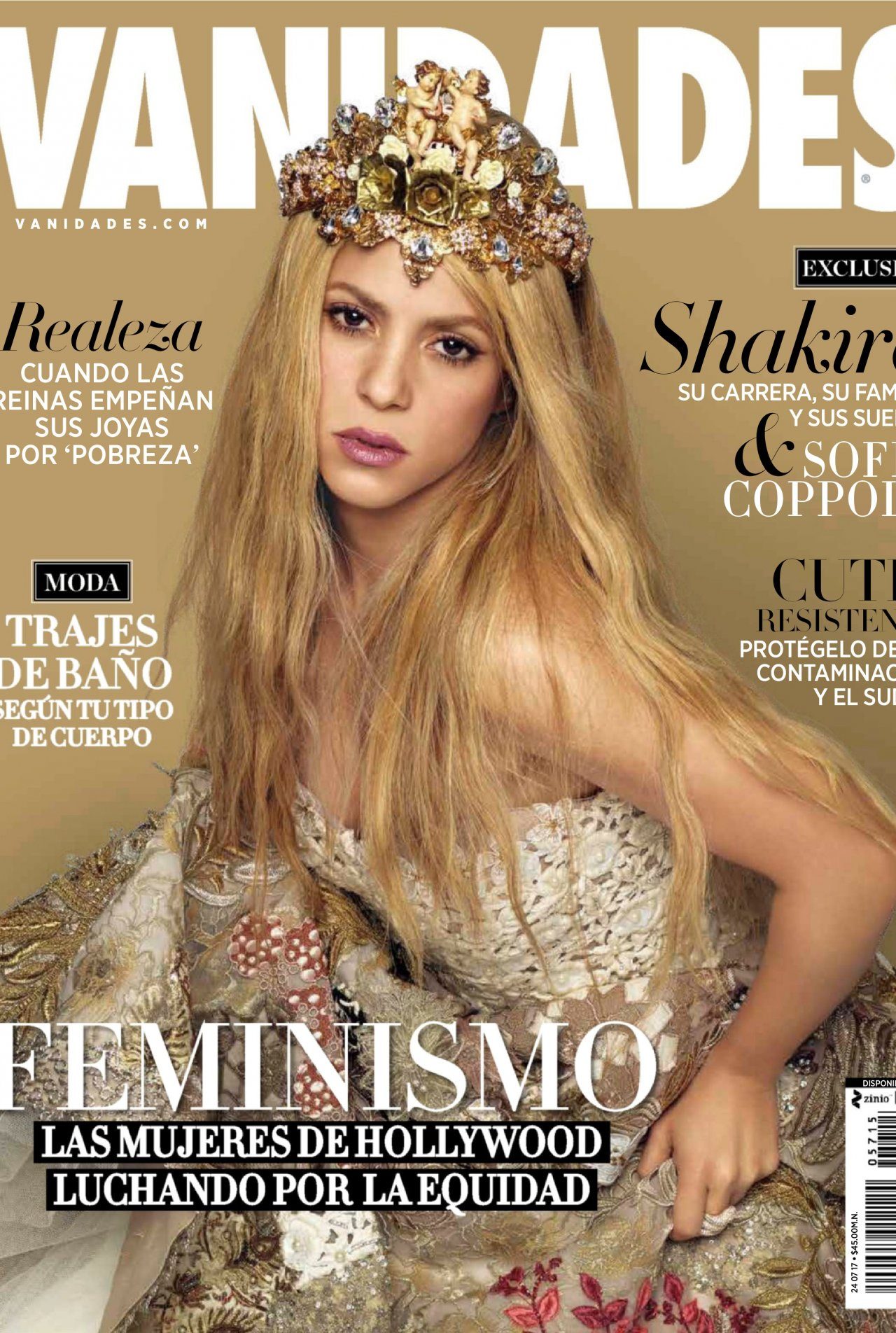 Shakira for Vanidades Magazine Mexico