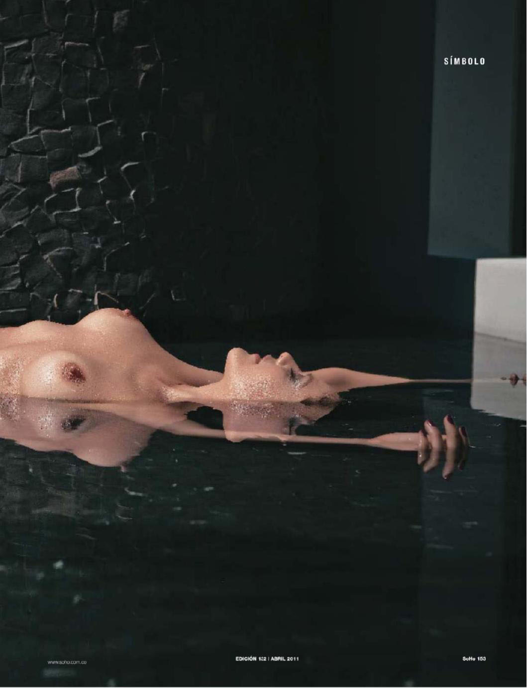 Cristina Umana naked in SoHo Magazine.