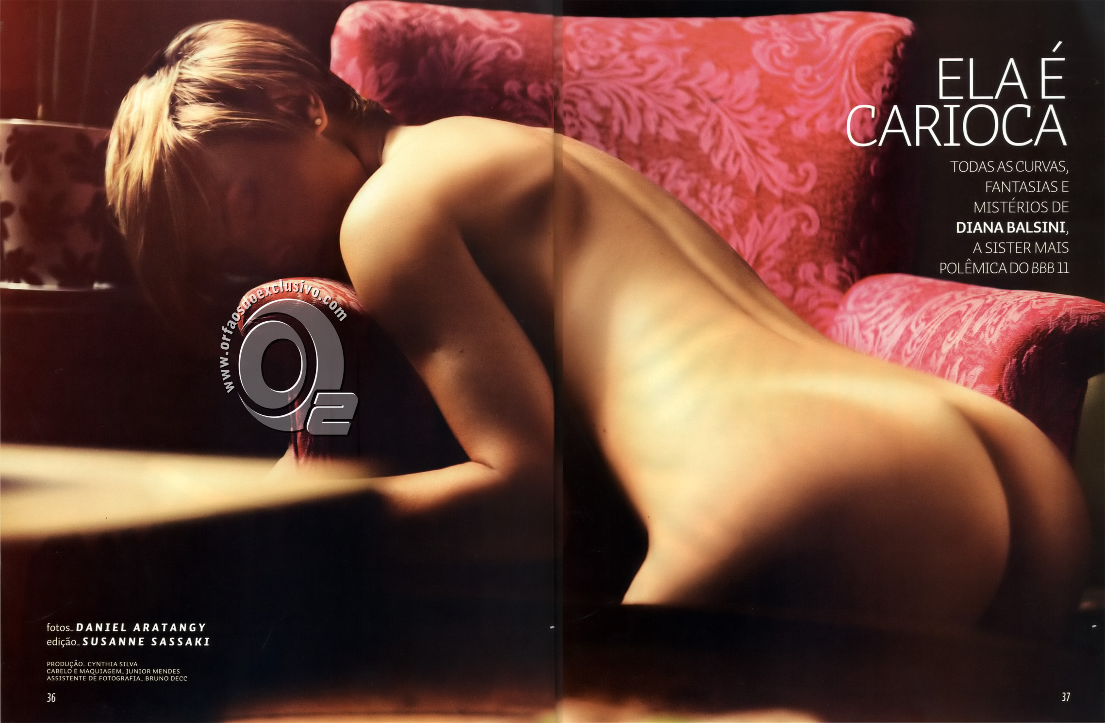 Diana Balsini naked in Sexy Magazine.