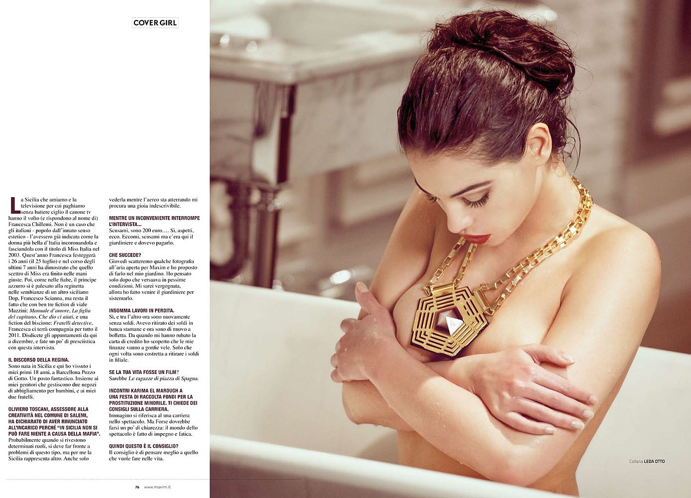 Francesca Chillemi in Maxim Magazine | Your Daily Girl