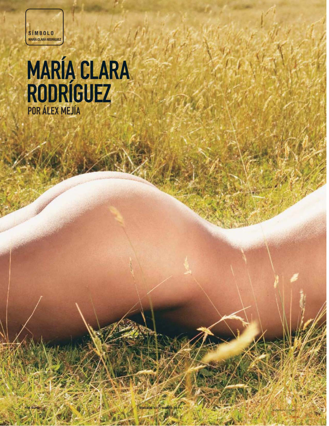 Maria Clara Rodriguez in SoHo Magazine.