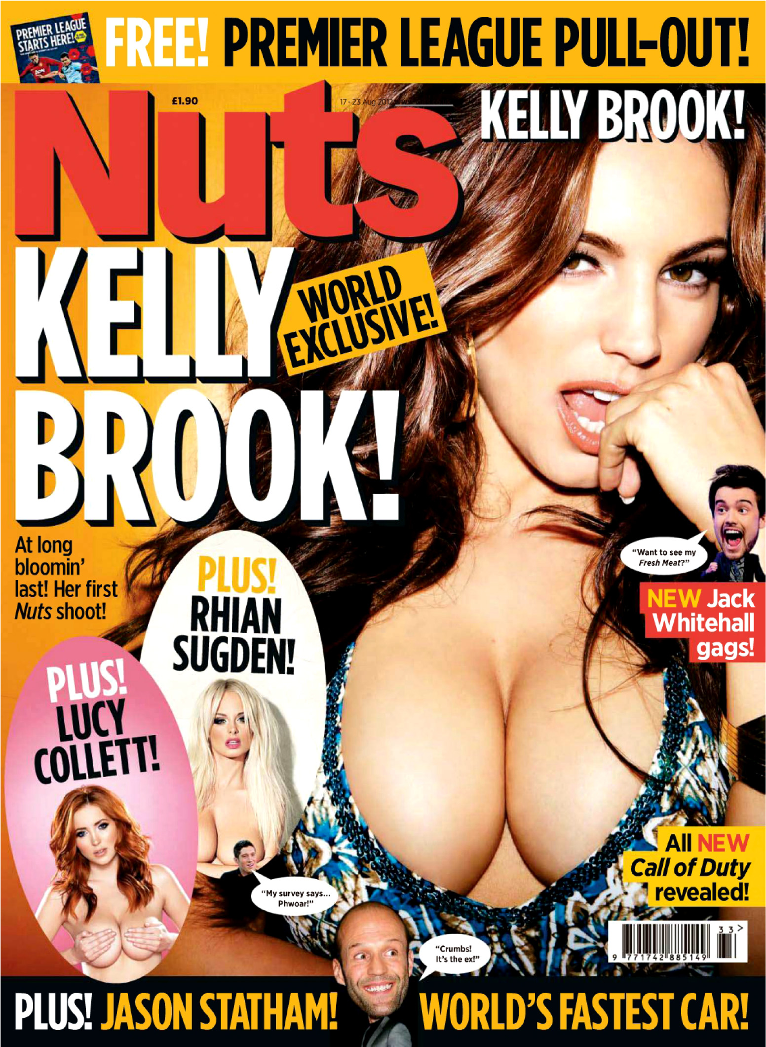 Kelly Brook for Nuts Magazine Your Daily Girl