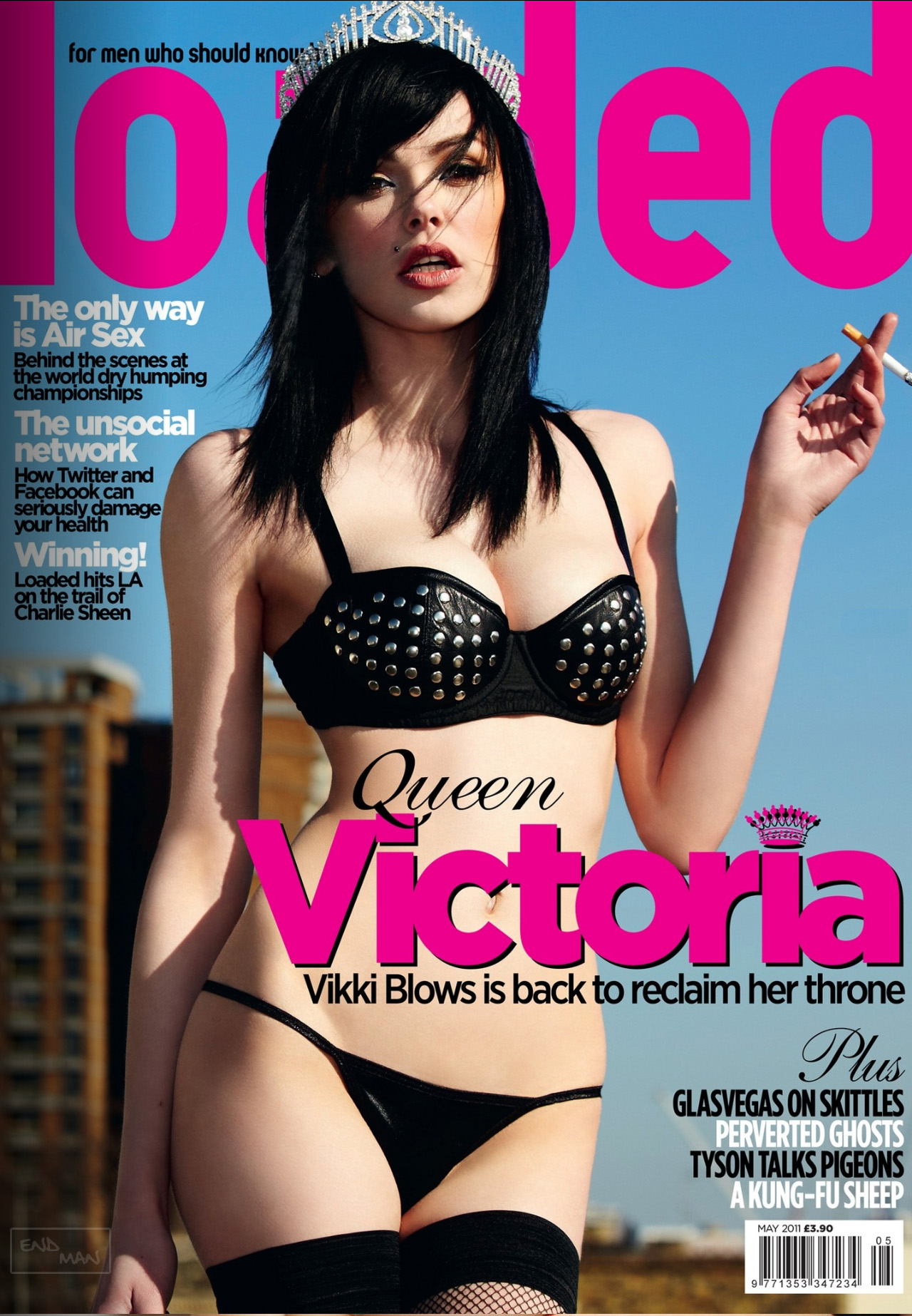 Vikki Blows looking good in Loaded Magazine